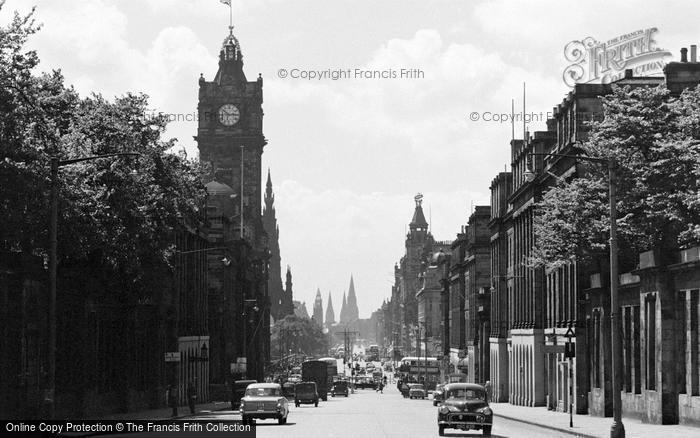 Photo of Edinburgh, Princes Street c.1960