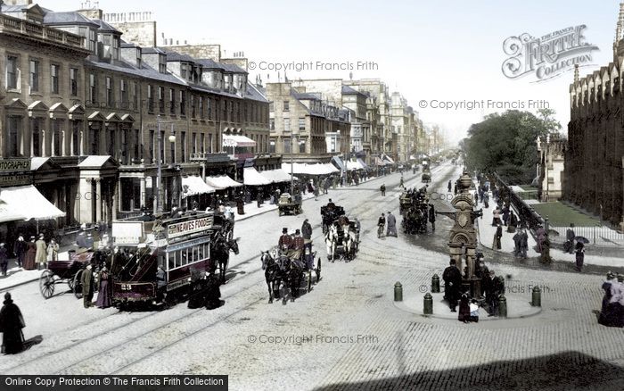 Photo of Edinburgh, Princes Street, West End 1897