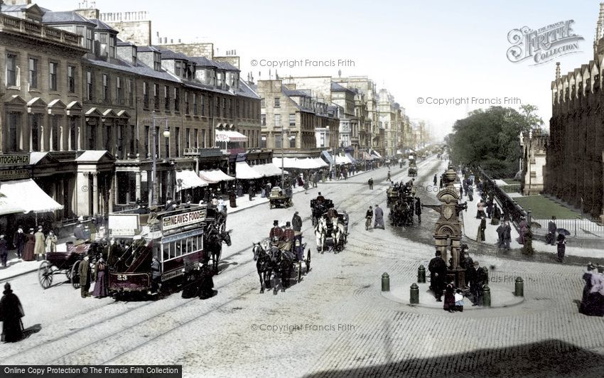 Edinburgh, Princes Street, West End 1897