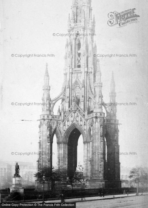 Photo of Edinburgh, Scott Monument 1881