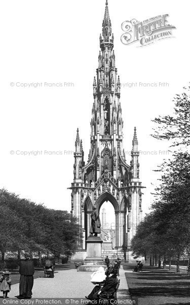 Photo of Edinburgh, Scott Monument 1897