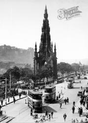 Scott Monument c.1930, Edinburgh