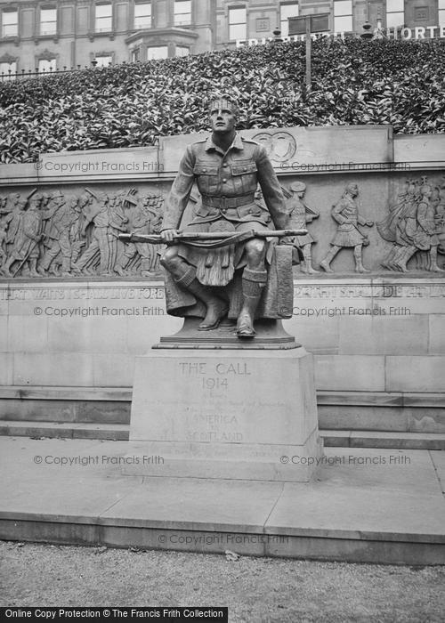 Photo of Edinburgh, Scottish American National War Memorial c.1937