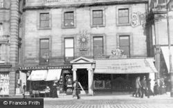 Shops In Princes Street 1909, Edinburgh