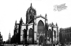 St Giles Cathedral c.1900, Edinburgh