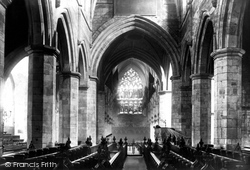 St Giles Cathedral, The Choir Looking West 1897, Edinburgh