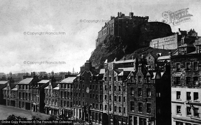Photo of Edinburgh, The Castle And Grassmarket c.1910