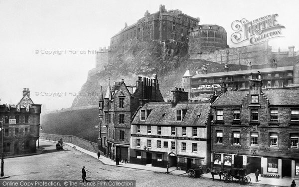 Photo of Edinburgh, The Castle From The Grassmarket 1897