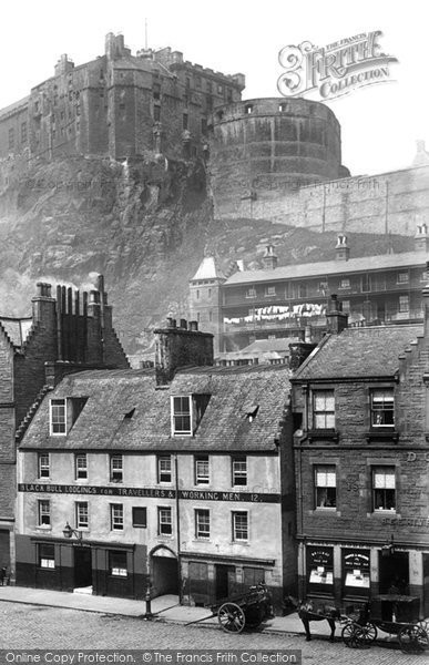 Photo of Edinburgh, The Castle From The Grassmarket 1897