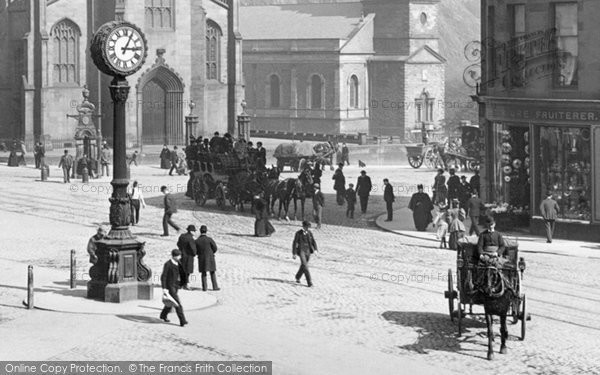 Photo of Edinburgh, The Clock, Hope Street 1897