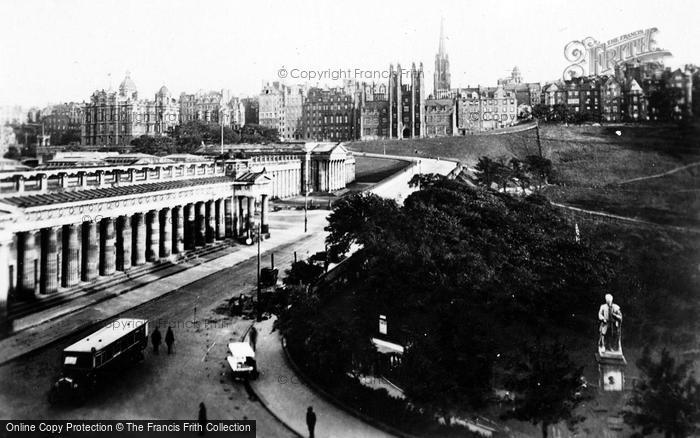 Photo of Edinburgh, The Mound c.1935