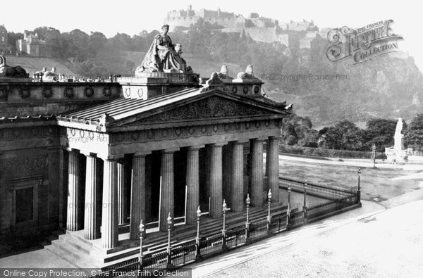 Photo of Edinburgh, The Museum And The Castle c.1900