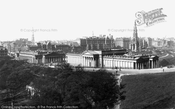 Photo of Edinburgh, The National Gallery 1897