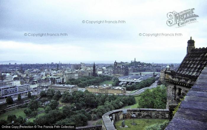 Photo of Edinburgh, View From The Castle 1983