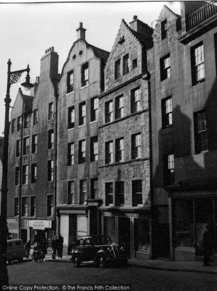 Photo of Edinburgh, West Bow 1953