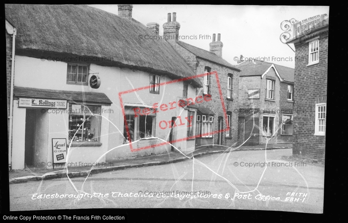 Photo of Edlesborough, The Thatched Cottage Stores And Post Office c.1955