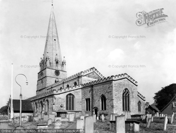 Photo of Edwinstowe, St Mary's Church c.1955