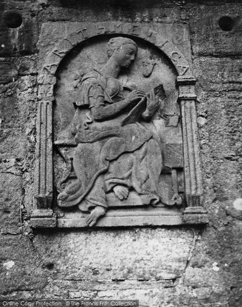 Photo of Edzell, Castle, Bas Relief Of Angus 1950