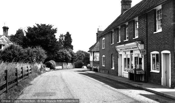 Photo of Egerton, The Street c.1955