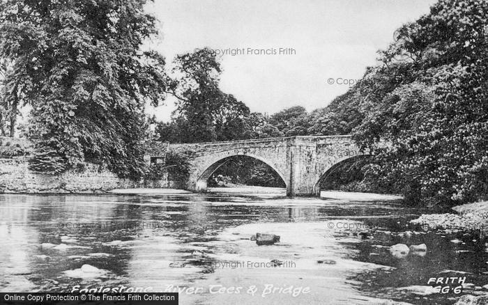 Photo of Eggleston, River Tees And Bridge c.1955