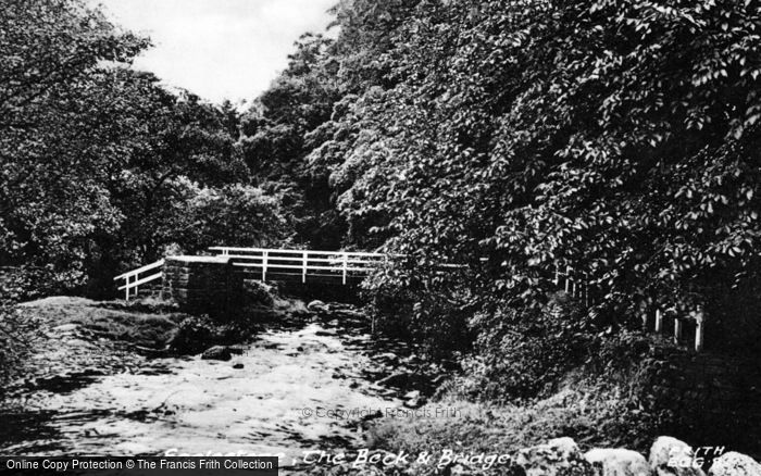 Photo of Eggleston, The Beck And Bridge c.1955