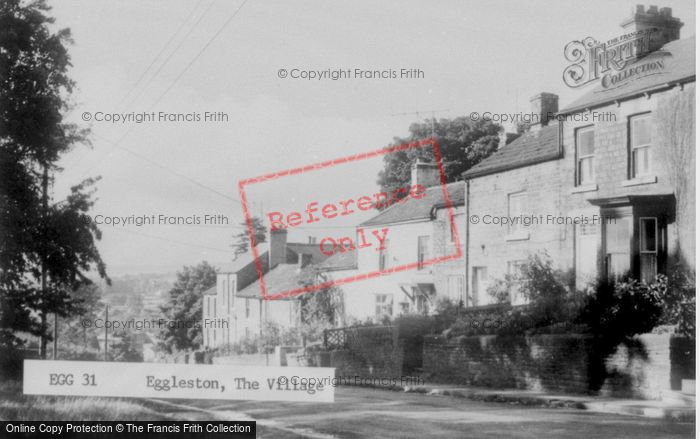 Photo of Eggleston, The Village c.1955
