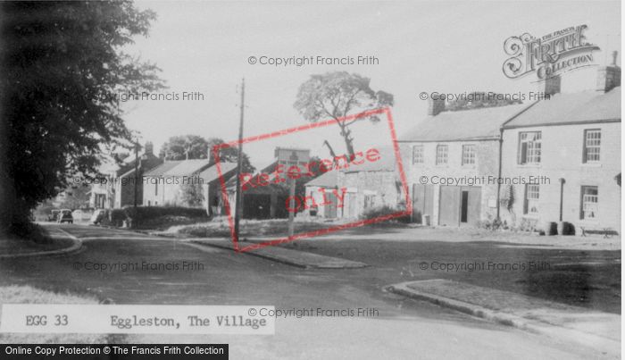 Photo of Eggleston, The Village c.1955