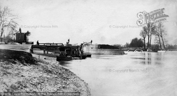 Photo of Egham, Bell Weir And Lock c.1890