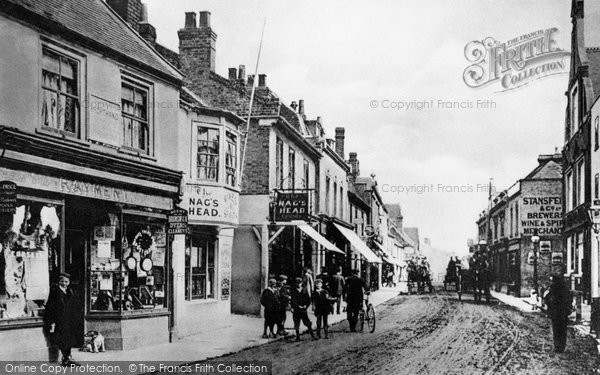 Photo of Egham, High Street c.1900