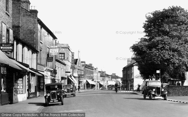 Photo of Egham, High Street c.1950