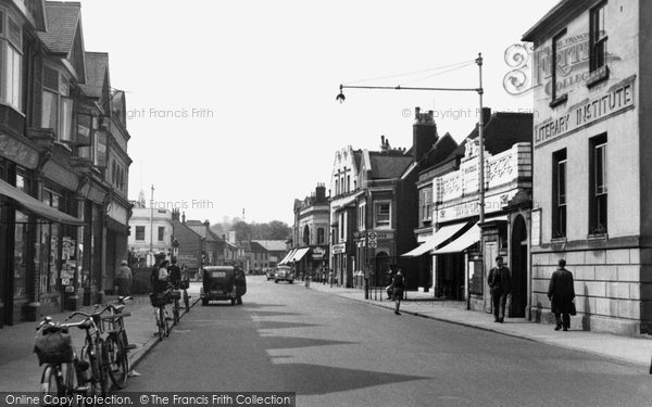 Photo of Egham, High Street c.1955