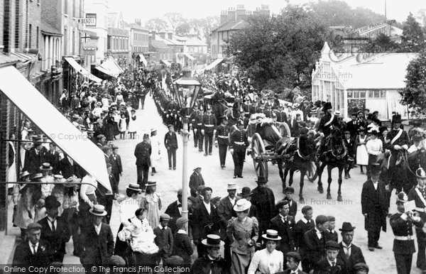 Photo of Egham, Procession c.1901