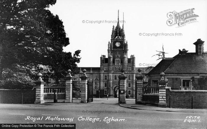 Photo of Egham, Royal Holloway College c.1950