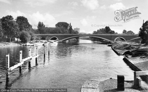 Photo of Egham, Runnymede Bridge c.1965