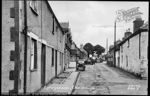 Photo of Eglwysbach, The Village c.1955