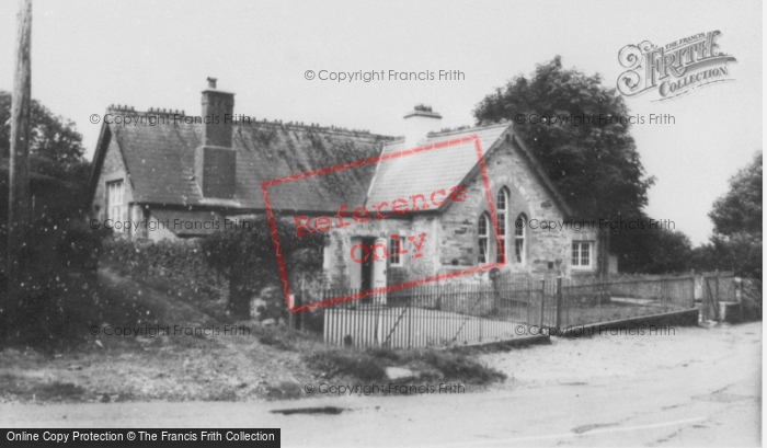 Photo of Eglwyswrw, The School c.1955