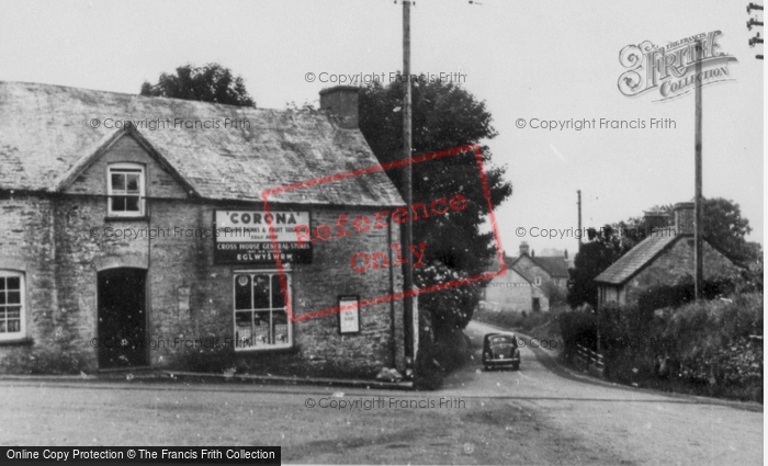 Photo of Eglwyswrw, The Village c.1955
