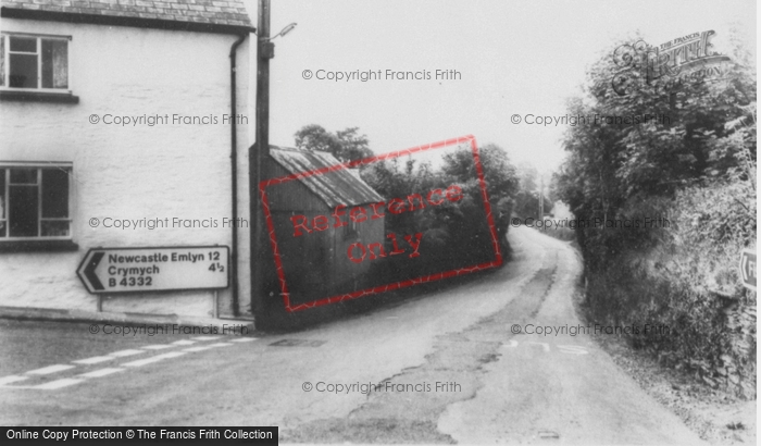 Photo of Eglwyswrw, The Village c.1955