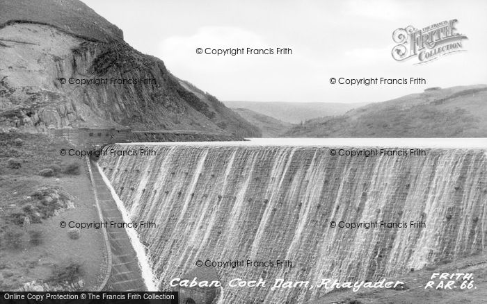 Photo of Elan Valley, Caban Coch Dam c.1955