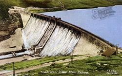 Claerwen Dam c.1955, Elan Valley