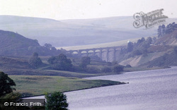 Craig Goch Dam From Pen-Y-Garreg c.1985, Elan Valley