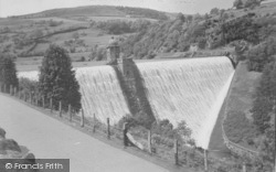 Pen-Y-Garreg Dam c.1955, Elan Valley