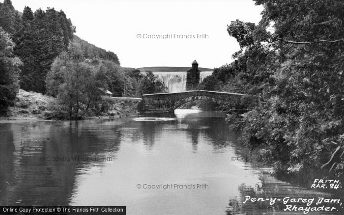 Photo of Elan Valley, Pen Y Garreg Dam c.1955