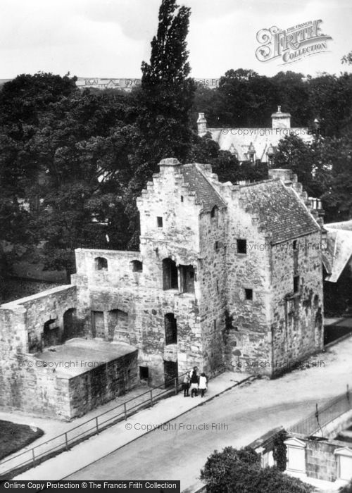 Photo of Elgin, Bishop's Palace, From Cathedral c.1935