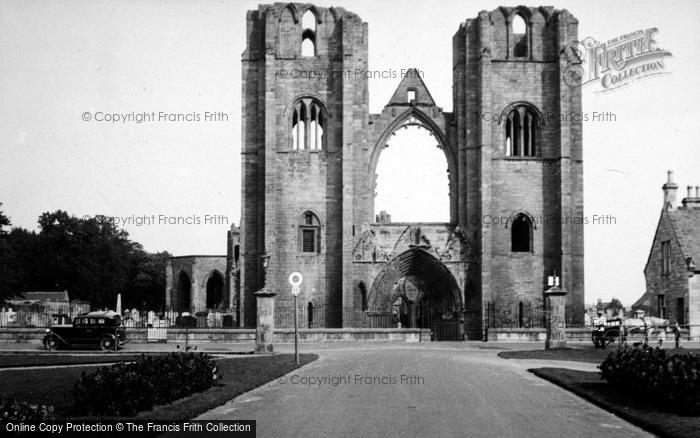 Photo of Elgin, Cathedral c.1935