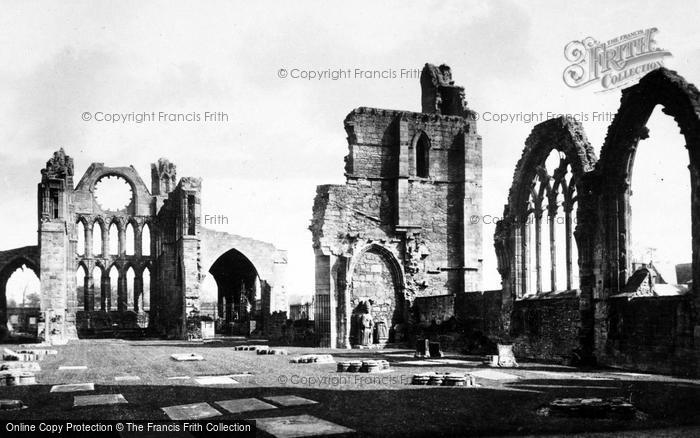 Photo of Elgin, Cathedral Nave, Looking East c.1921