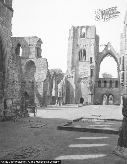 Photo of Elgin, Cathedral, South Tower And Main Entrance 1961