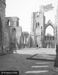 Cathedral, South Tower And Main Entrance 1961, Elgin