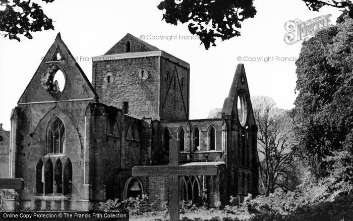 Photo of Elgin, Pluscarden Priory Church And Cemetery c.1930