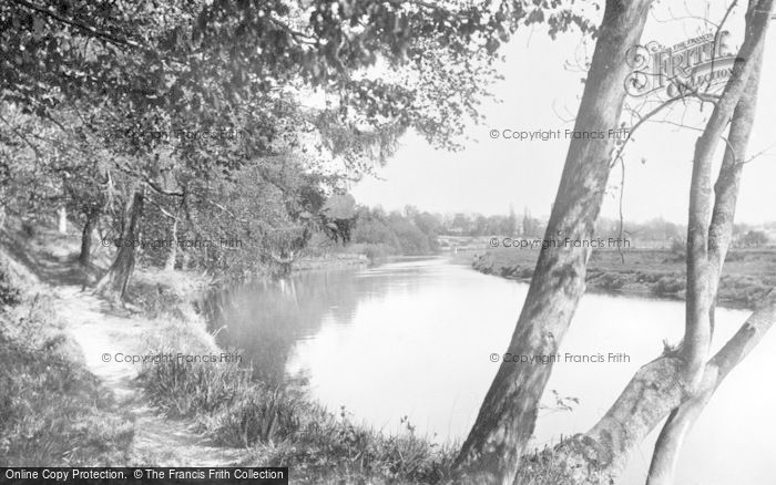 Photo of Elgin, The River Lossie c.1930